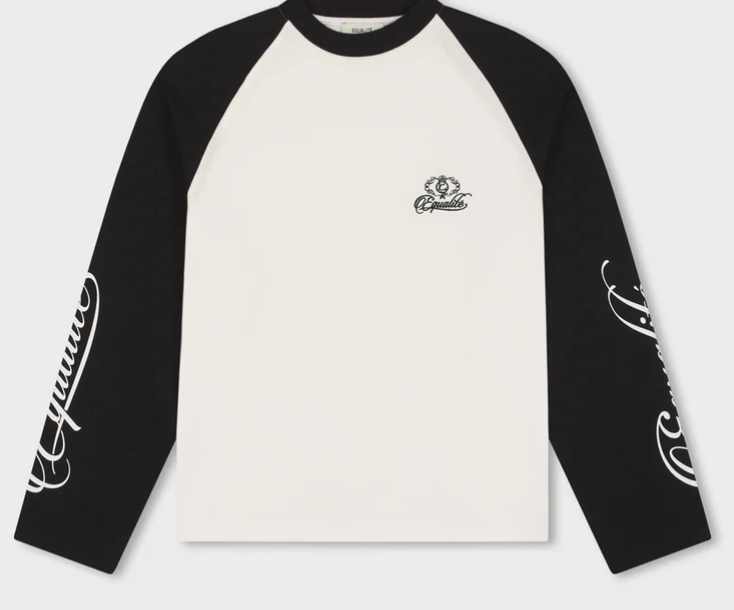 Equalite Equalite Longsleeve Jett Raglan SS26 White/Black