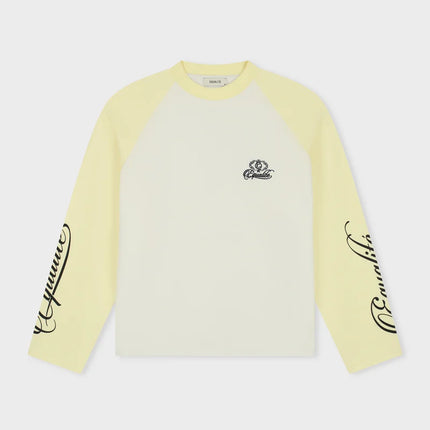 Equalite Equalite Longsleeve Jett Raglan SS26 White/Butter Yellow