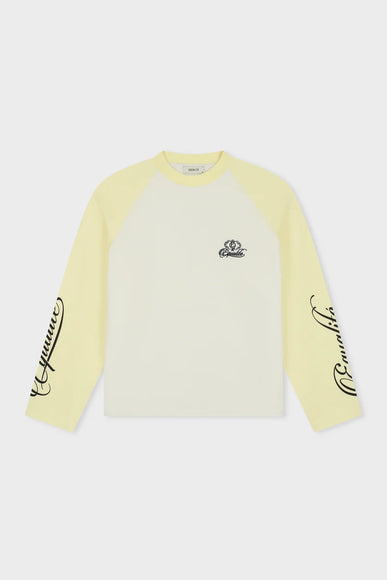 Equalite Equalite Longsleeve Jett Raglan SS26 White/Butter Yellow