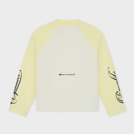 Equalite Equalite Longsleeve Jett Raglan SS26 White/Butter Yellow