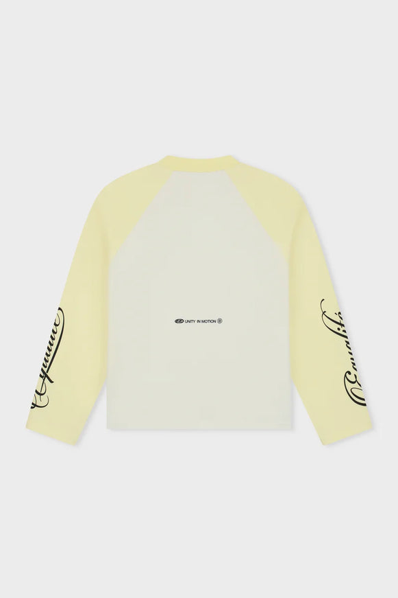 Equalite Equalite Longsleeve Jett Raglan SS26 White/Butter Yellow