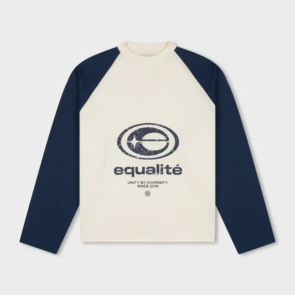 Equalite Equalite Longsleeve Oversized Elan FW26 Off White/Navy