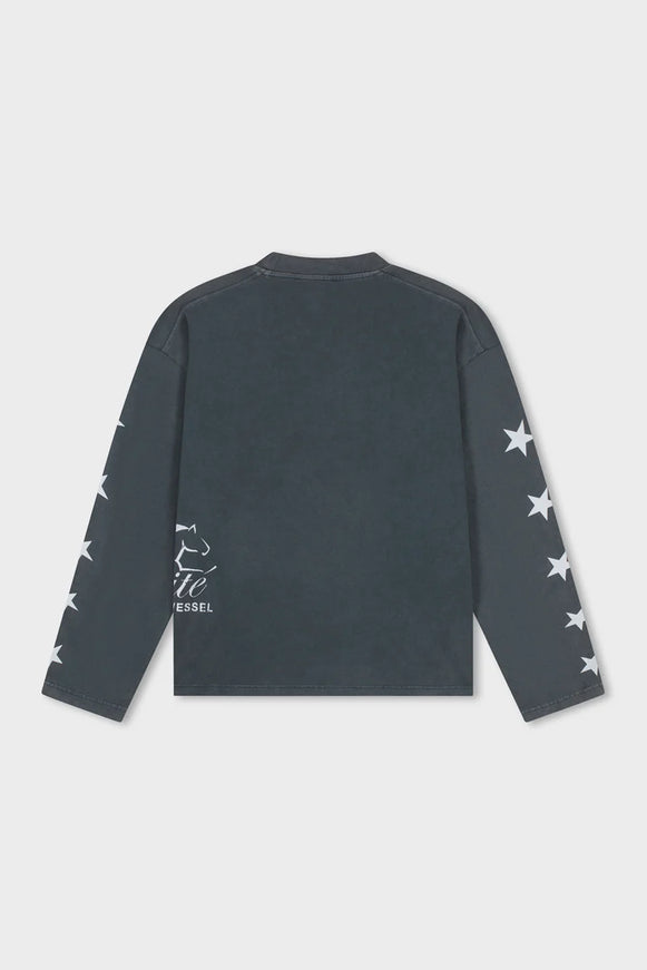 Equalite Equalite Longsleeve Oversized Horse FW26 Washed Grey