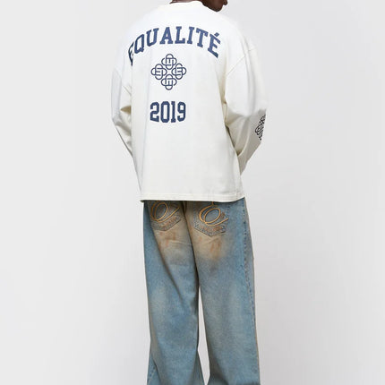 Equalite Equalite Longsleeve Oversized Isa FW26 Off White