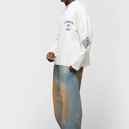 Equalite Equalite Longsleeve Oversized Isa FW26 Off White