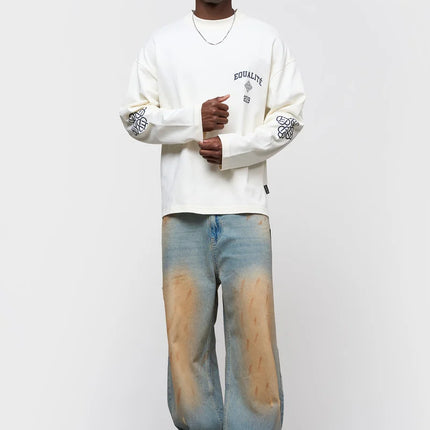 Equalite Equalite Longsleeve Oversized Isa FW26 Off White