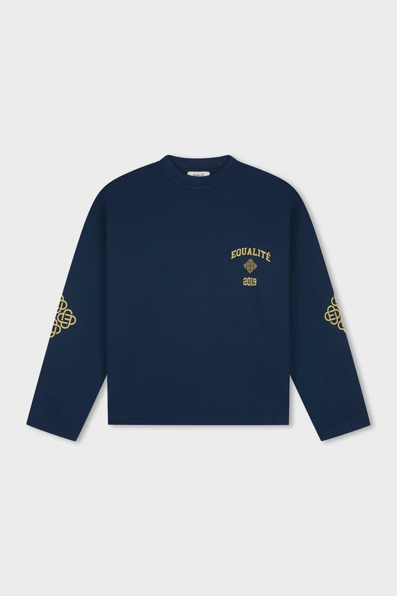 Equalite Equalite Longsleeve Oversized Isa FW26 Washed Navy