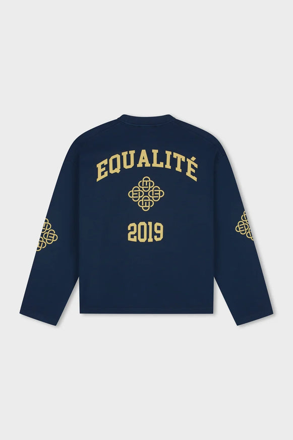 Equalite Equalite Longsleeve Oversized Isa FW26 Washed Navy
