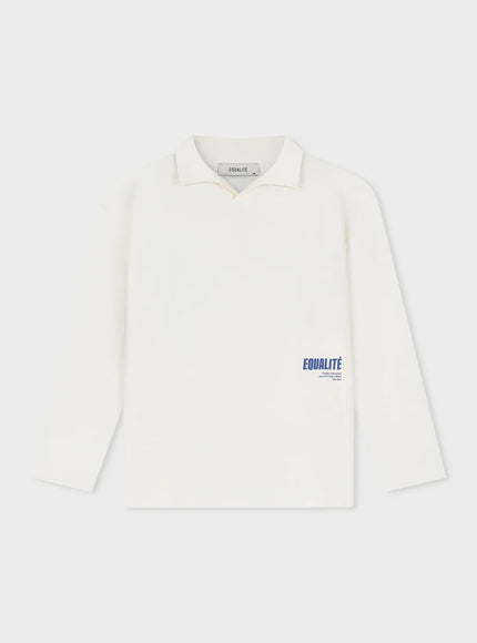Equalite Equalite Longsleeve Polo Elia FW25 Off White