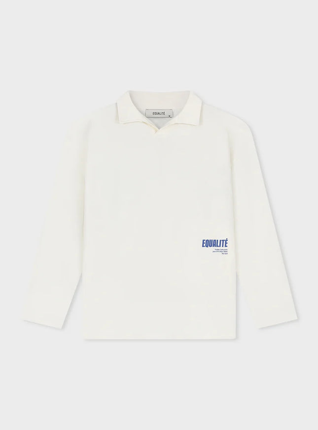 Equalite Equalite Longsleeve Polo Elia FW25 Off White