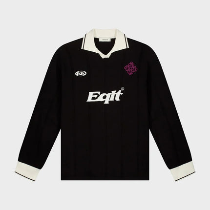 Equalite Equalite Longsleeve Polo Knit Jersey FW25 Black