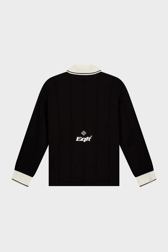 Equalite Equalite Longsleeve Polo Knit Jersey FW25 Black