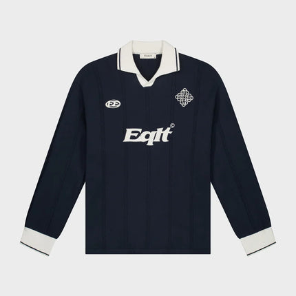Equalite Equalite Longsleeve Polo Knit Jersey FW25 Navy