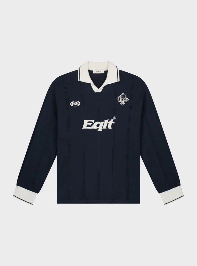 Equalite Equalite Longsleeve Polo Knit Jersey FW25 Navy