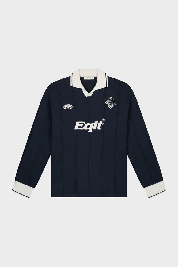 Equalite Equalite Longsleeve Polo Knit Jersey FW25 Navy