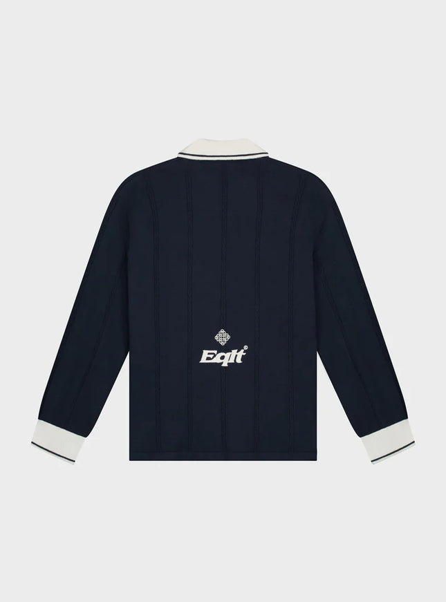 Equalite Equalite Longsleeve Polo Knit Jersey FW25 Navy