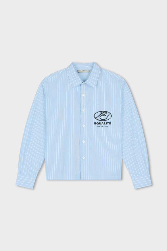 Equalite Equalite Longsleeve Shirt Boxy Arid SS26 Blue