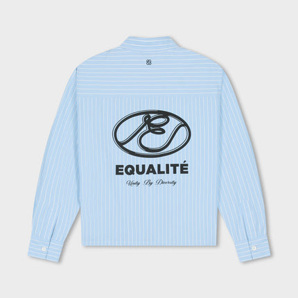 Equalite Equalite Longsleeve Shirt Boxy Arid SS26 Blue