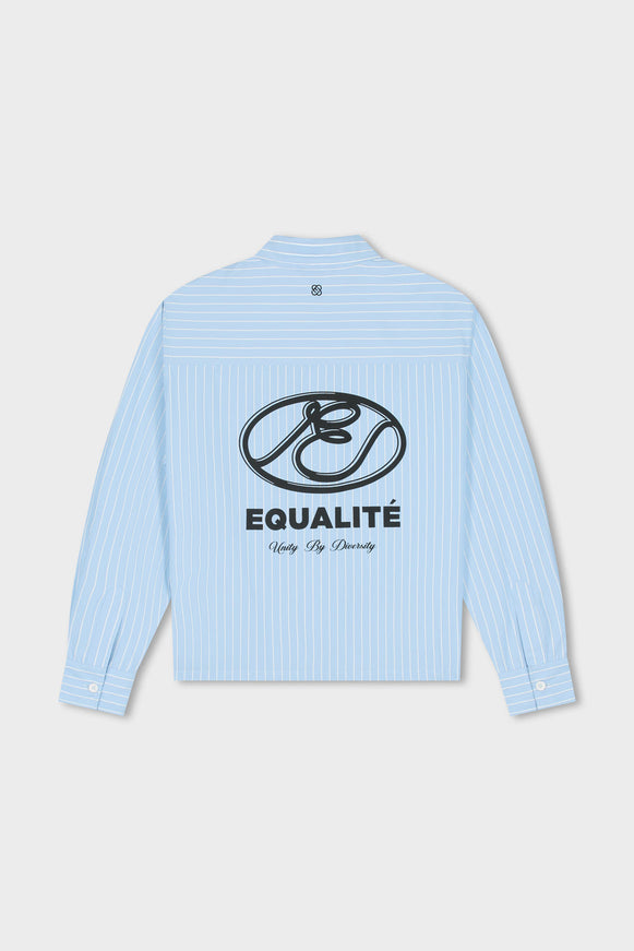 Equalite Equalite Longsleeve Shirt Boxy Arid SS26 Blue