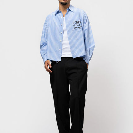 Equalite Equalite Longsleeve Shirt Boxy Arid SS26 Blue
