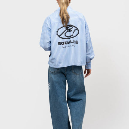 Equalite Equalite Longsleeve Shirt Boxy Arid SS26 Blue