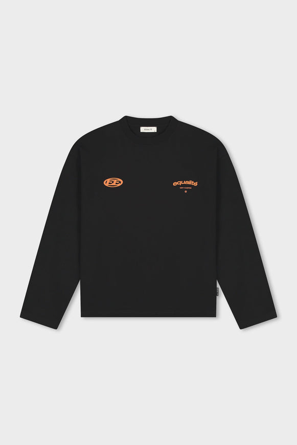 Equalite Equalite Longsleeve Stay Equal SS26 Black Orange