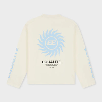 Equalite Equalite Longsleeve Sunny SS26 Off White/Light Blue