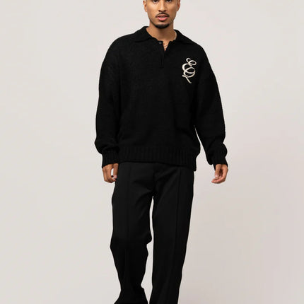 Equalite Equalite Polo Boucle EQ FW25 Black