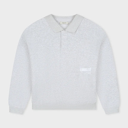 Equalite Equalite Polo Sweater Elia SS26 Melange Grey