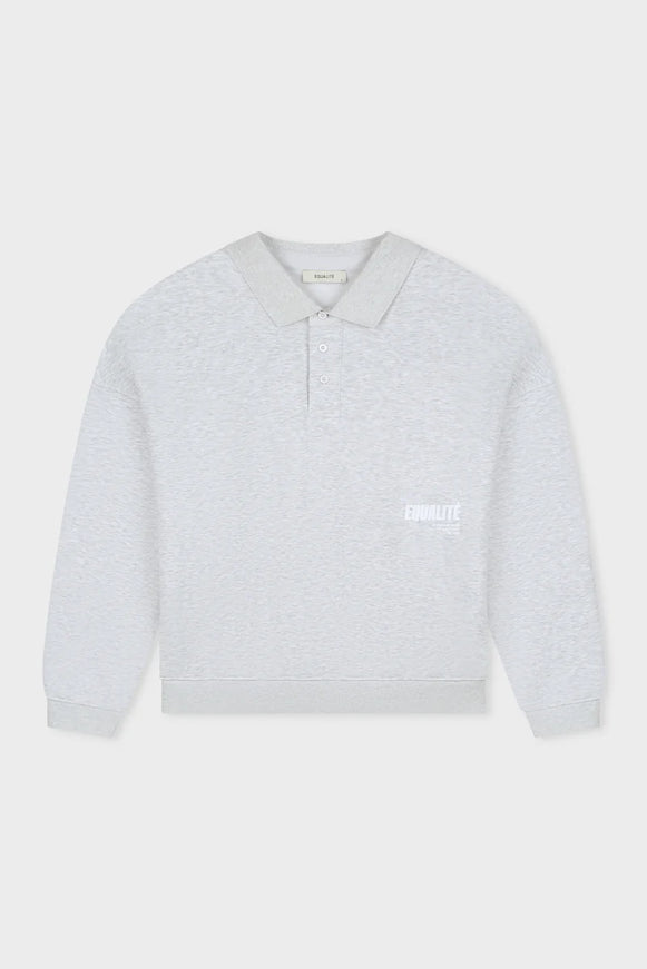 Equalite Equalite Polo Sweater Elia SS26 Melange Grey