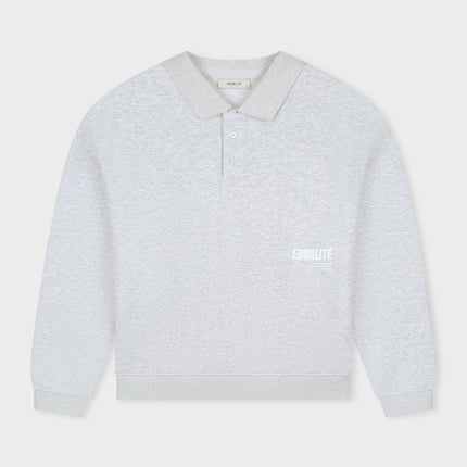 Equalite Equalite Polo Sweater Elia SS26 Melange Grey