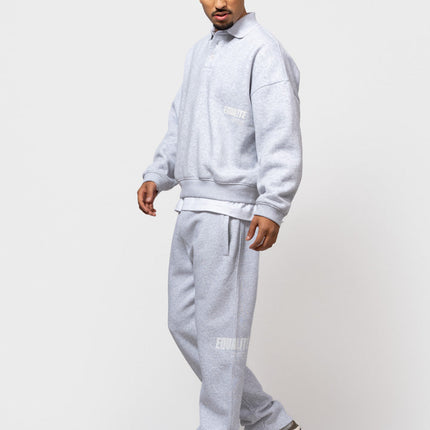 Equalite Equalite Polo Sweater Elia SS26 Melange Grey