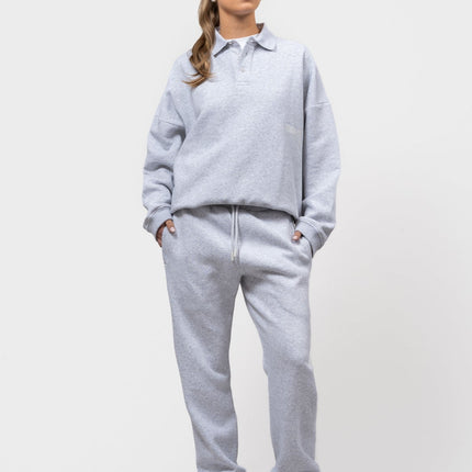 Equalite Equalite Polo Sweater Elia SS26 Melange Grey