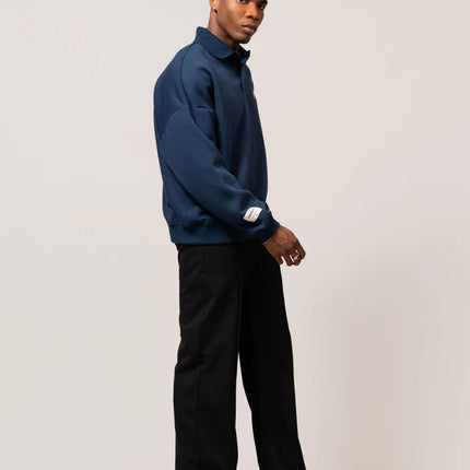 Equalite Equalite Polo Sweater Varsity FW25 Navy / Off White