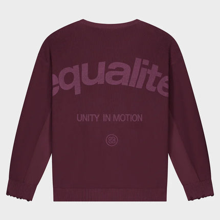 Equalite Equalite Sweater Knit Noor FW25 Aubergine