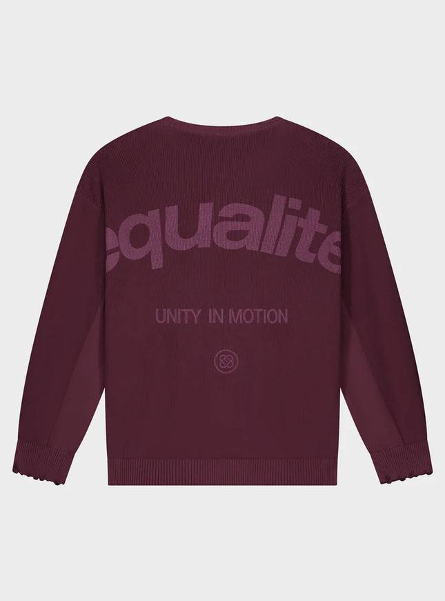 Equalite Equalite Sweater Knit Noor FW25 Aubergine