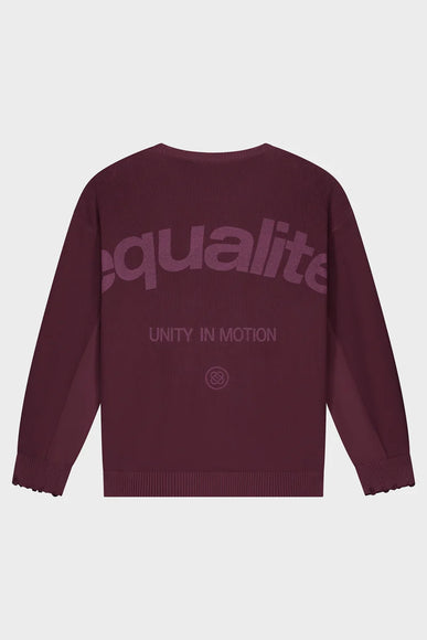 Equalite Equalite Sweater Knit Noor FW25 Aubergine