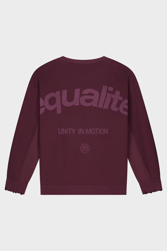 Equalite Equalite Sweater Knit Noor FW25 Aubergine