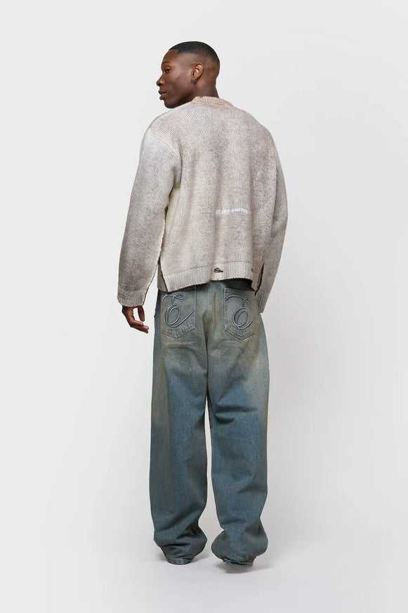 Equalite Equalite Sweater Knit Ribbed FW26 Washed Grey