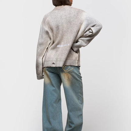Equalite Equalite Sweater Knit Ribbed FW26 Washed Grey