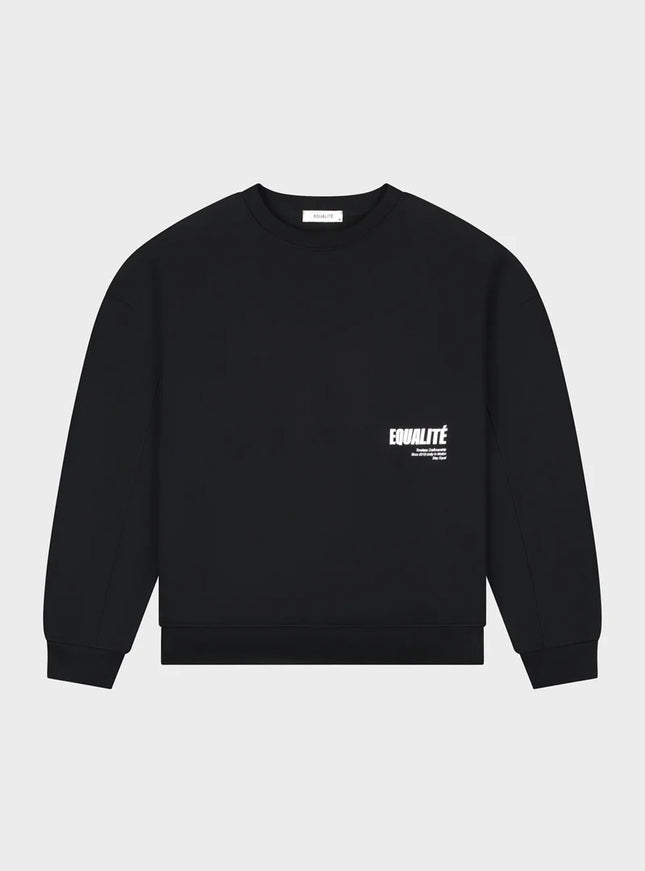 Equalite Equalite Sweater Oversized Elia FW25 Black