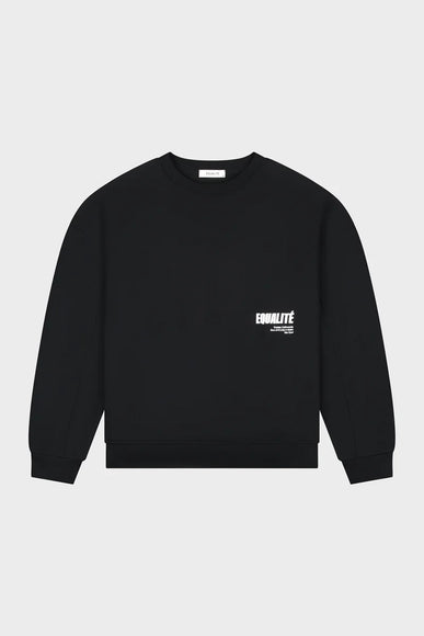 Equalite Equalite Sweater Oversized Elia FW25 Black