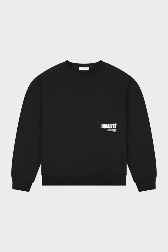 Equalite Equalite Sweater Oversized Elia FW25 Black