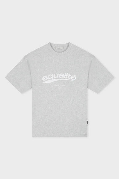Equalite Equalite T-Shirt Axel SS26 Grey Melange
