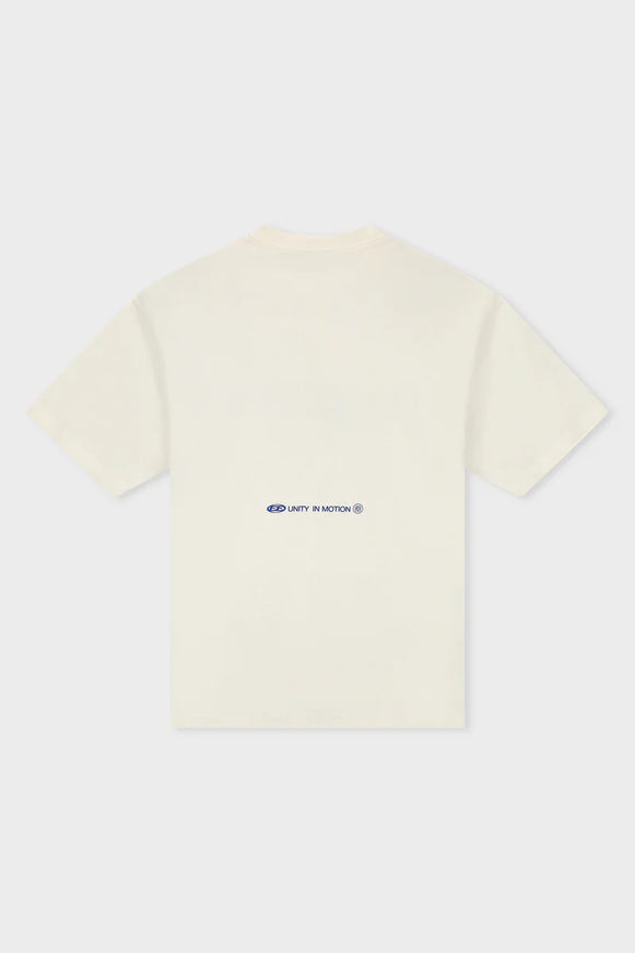 Equalite Equalite T-Shirt Axel SS26 Off White/Blue