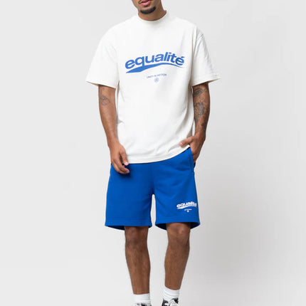 Equalite Equalite T-Shirt Axel SS26 Off White/Blue