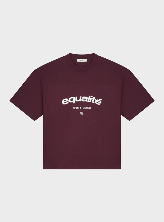 Equalite Equalite T-Shirt Boxy Celeste FW25 Aubergine