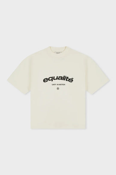 Equalite Equalite T-Shirt Boxy Celeste FW26 Off White