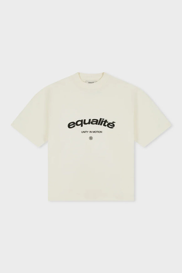 Equalite Equalite T-Shirt Boxy Celeste FW26 Off White