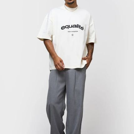 Equalite Equalite T-Shirt Boxy Celeste FW26 Off White